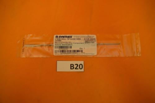 Synthes 2.5mm Drill Tip Guide Wire 310.243 - New In Package