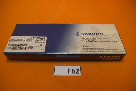Synthes 241.285S 3.5mm LCP 5 Hole 83mm Humerus Plate -NEW