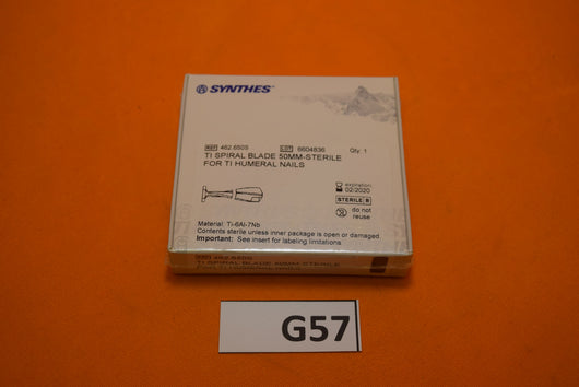 Synthes 462.650S Spiral Blade 50mm -NEW