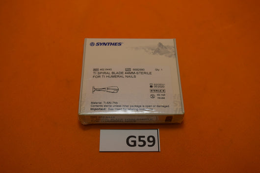 Synthes 462.644S Titanium Spiral Blade 44mm -NEW