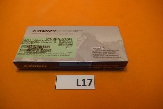 Synthes 04.005.516S T25 Stardrive Locking Screw 5 x 26mm -NEW