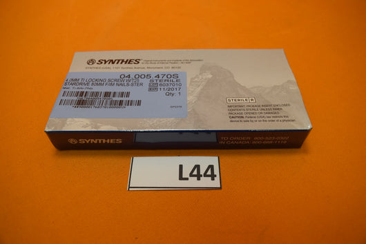 Synthes 04.005.470S T25 Stardrive Locking Screw 4 x 80mm -NEW