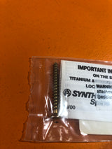 SYNTHES 406.035  4.0MM TITANIUM CANCELLOUS BONE SCREW FULLY THREADED/35MM - NEW