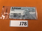 SYNTHES 201.006  2.0MM CORTEX SCREW 6MM -NEW