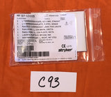 STRYKER 57-13105  L COMPRESSION PLATE, WITH BAR, STRAIGHT, 5 HOLE -NEW