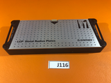 SYNTHES 306.455 REV. B- RACK FOR LCP DISTAL RADIUS PLATES (EMPTY RACK)
