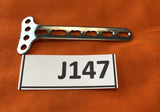 SYNTHES 241.161  3.5MM LCP T-PLATE 4 HOLE HEAD/6 HOLE SHAFT/78MM RIGHT ANGLE